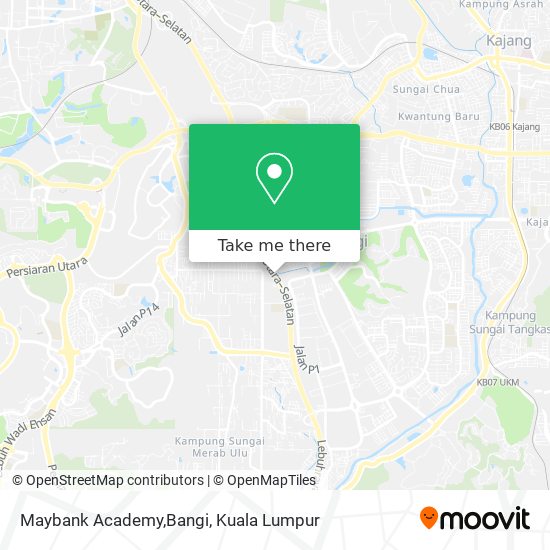 Peta Maybank Academy,Bangi