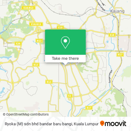 Ryoka (M) sdn bhd bandar baru bangi map