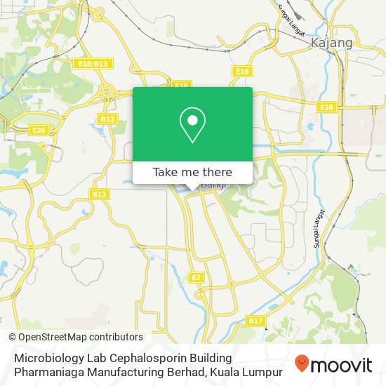 Microbiology Lab Cephalosporin Building Pharmaniaga Manufacturing Berhad map