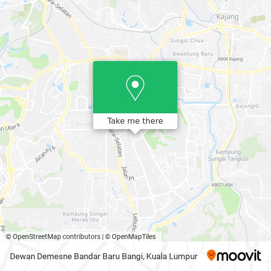 Peta Dewan Demesne Bandar Baru Bangi