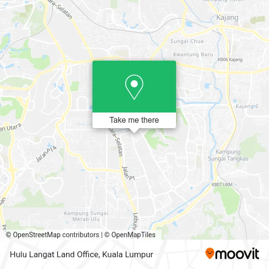 Hulu Langat Land Office map