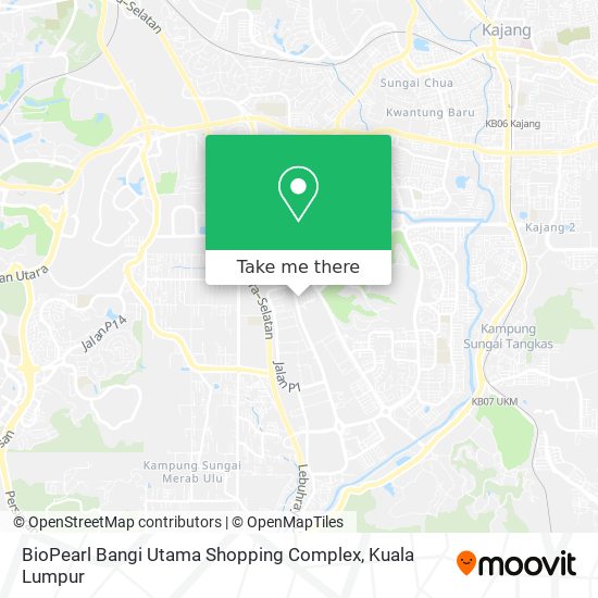 Peta BioPearl Bangi Utama Shopping Complex