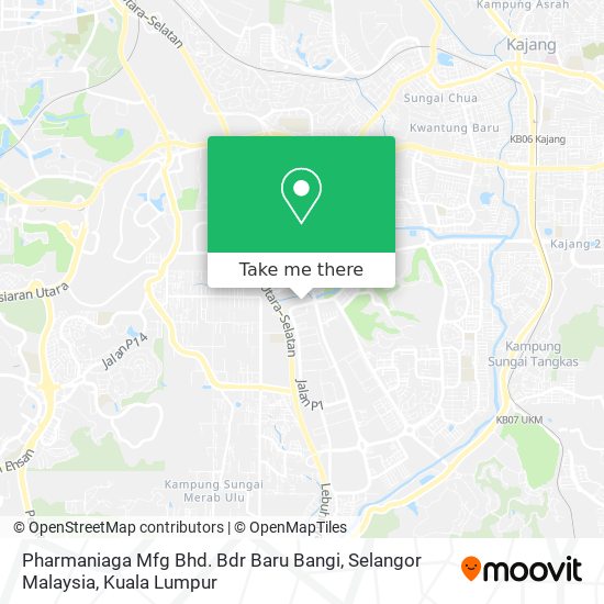 Peta Pharmaniaga Mfg Bhd. Bdr Baru Bangi, Selangor Malaysia