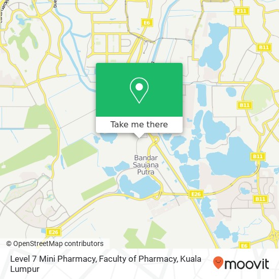 Level 7 Mini Pharmacy, Faculty of Pharmacy map