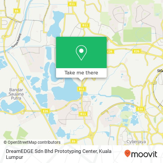 Peta DreamEDGE Sdn Bhd Prototyping Center