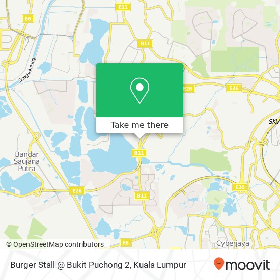 Peta Burger Stall @ Bukit Puchong 2