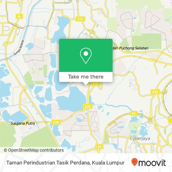Taman Perindustrian Tasik Perdana map