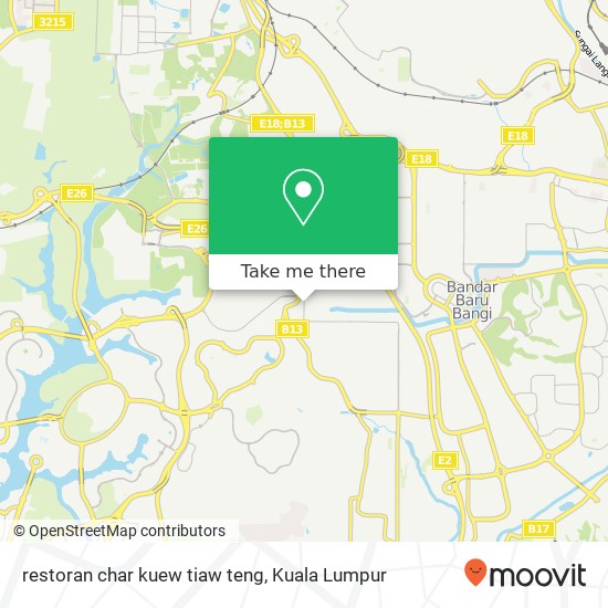 restoran char kuew tiaw teng map