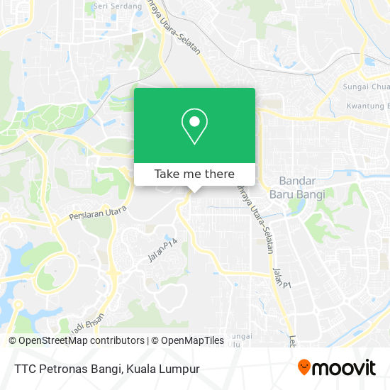 TTC Petronas Bangi map