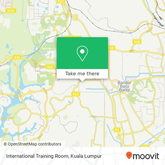 International Training Room map