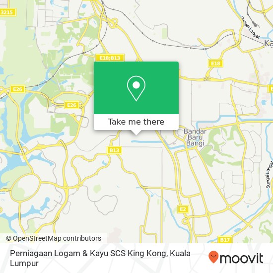 Peta Perniagaan Logam & Kayu SCS King Kong