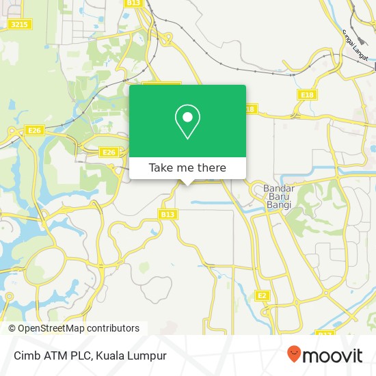 Cimb ATM PLC map