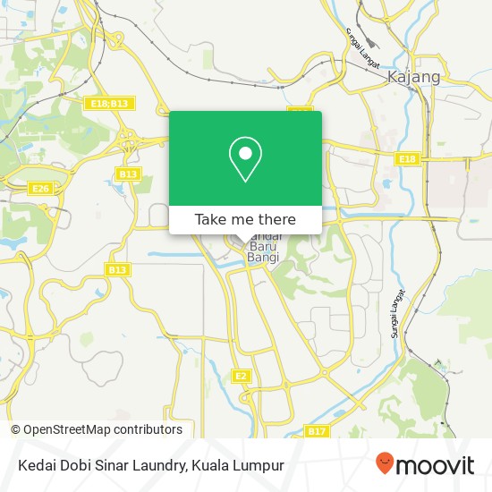 Kedai Dobi Sinar Laundry map