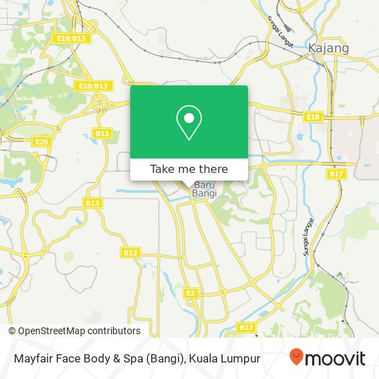 Mayfair Face Body & Spa (Bangi) map