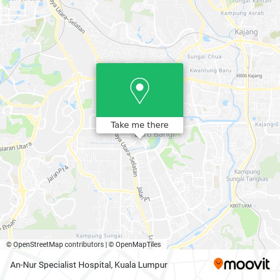 An-Nur Specialist Hospital map