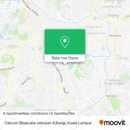 Peta Celcom Bluecube seksyen 8,Bangi