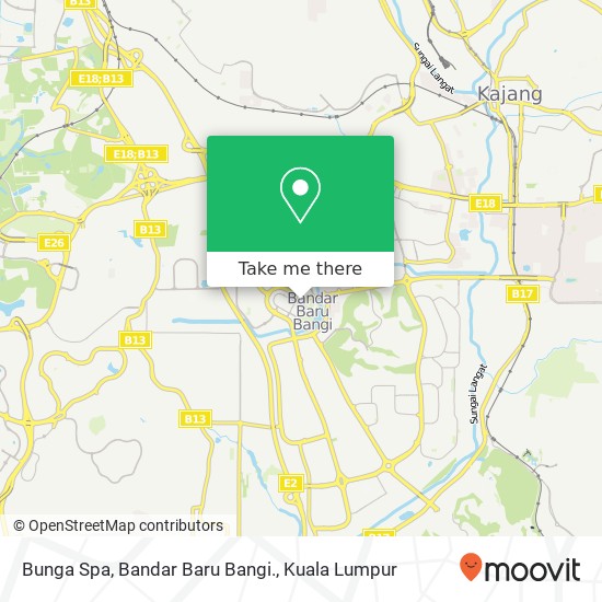 Bunga Spa, Bandar Baru Bangi. map