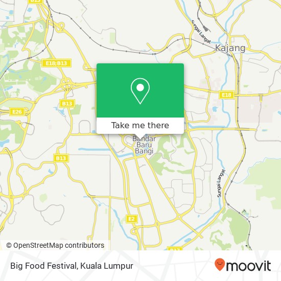 Big Food Festival map