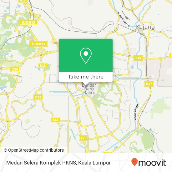 Medan Selera Komplek PKNS map