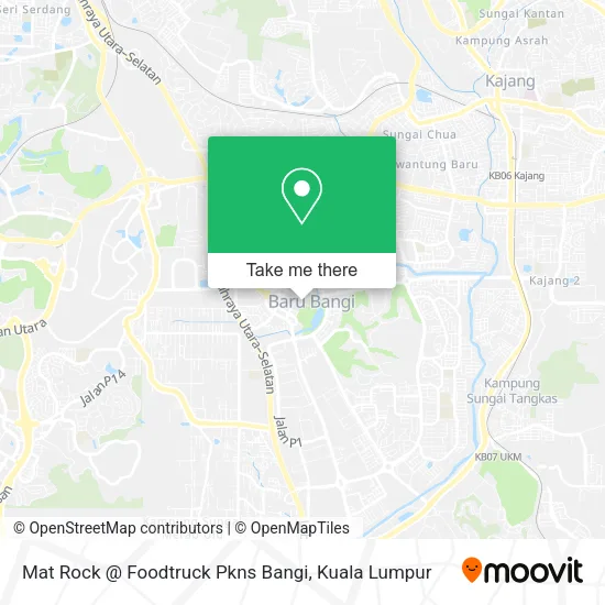 Mat Rock @ Foodtruck Pkns Bangi map