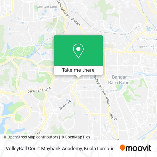 VolleyBall Court Maybank Academy map