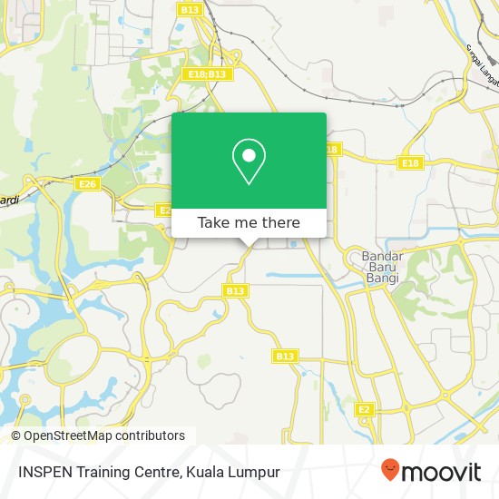 INSPEN Training Centre map