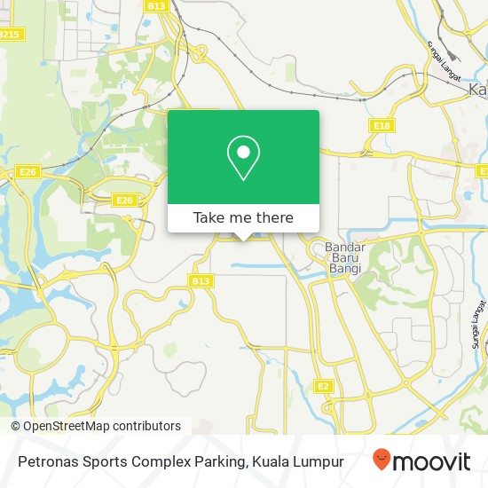 Peta Petronas Sports Complex Parking
