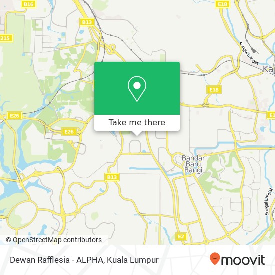 Dewan Rafflesia - ALPHA map