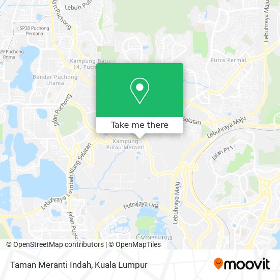 Taman Meranti Indah map