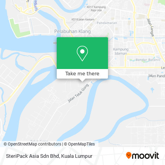 SteriPack Asia Sdn Bhd map