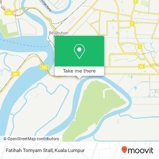 Peta Fatihah Tomyam Stall
