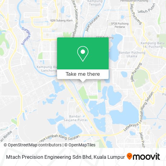 Mtach Precision Engineering Sdn Bhd map