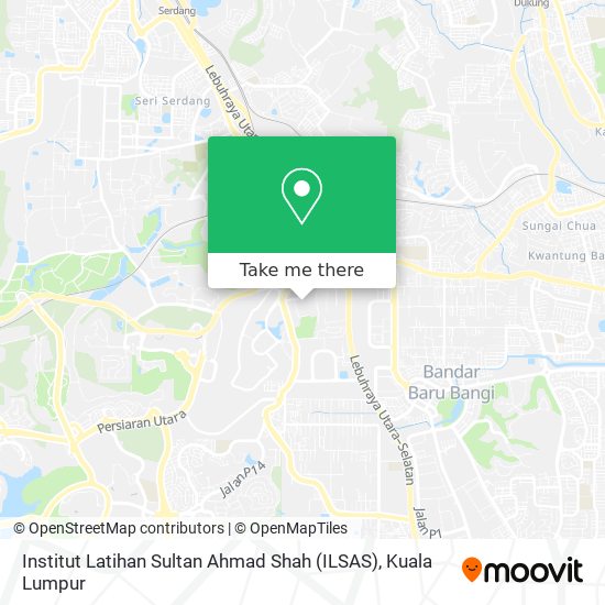 Peta Institut Latihan Sultan Ahmad Shah (ILSAS)