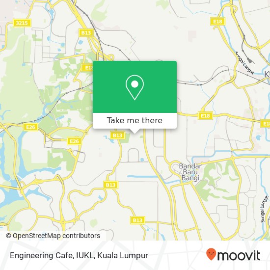 Engineering Cafe, IUKL map