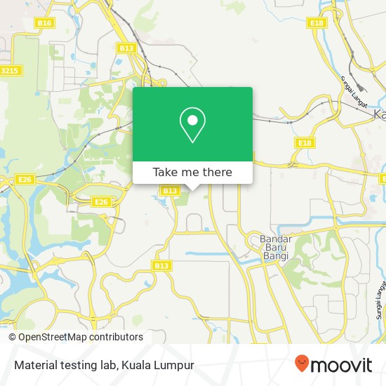 Material testing lab map