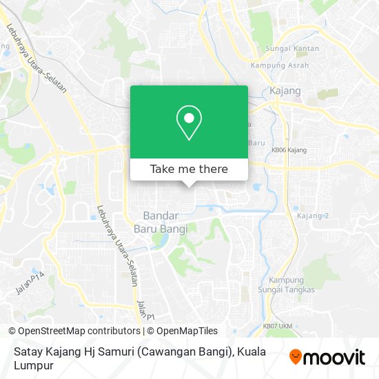 Satay Kajang Hj Samuri (Cawangan Bangi) map