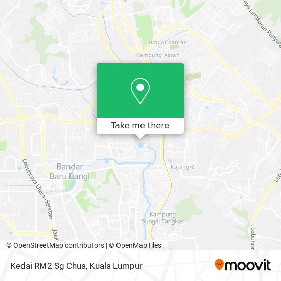 Kedai RM2 Sg Chua map