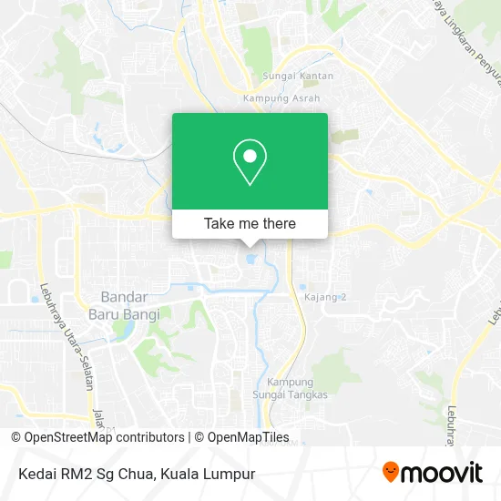 Kedai RM2 Sg Chua map