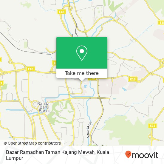 Bazar Ramadhan Taman Kajang Mewah map