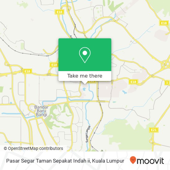 Pasar Segar Taman Sepakat Indah ii map