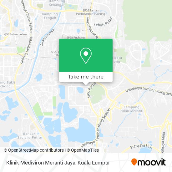Klinik Mediviron Meranti Jaya map