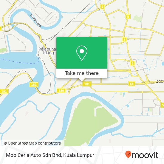 Peta Moo Ceria Auto Sdn Bhd
