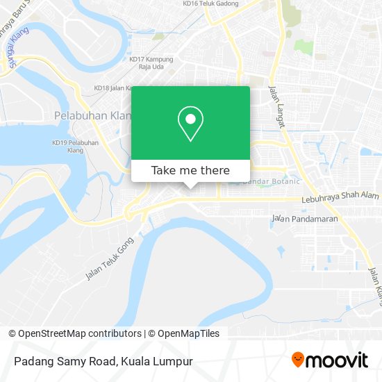 Peta Padang Samy Road