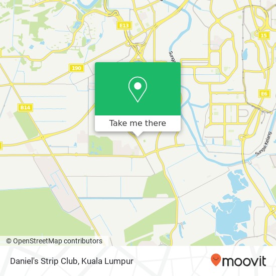 Daniel's Strip Club map