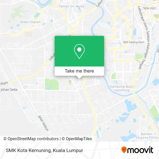 SMK Kota Kemuning map