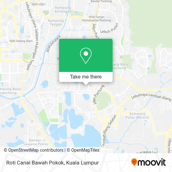 Roti Canai Bawah Pokok map