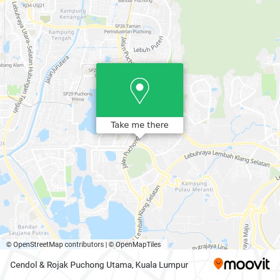 Cendol & Rojak Puchong Utama map