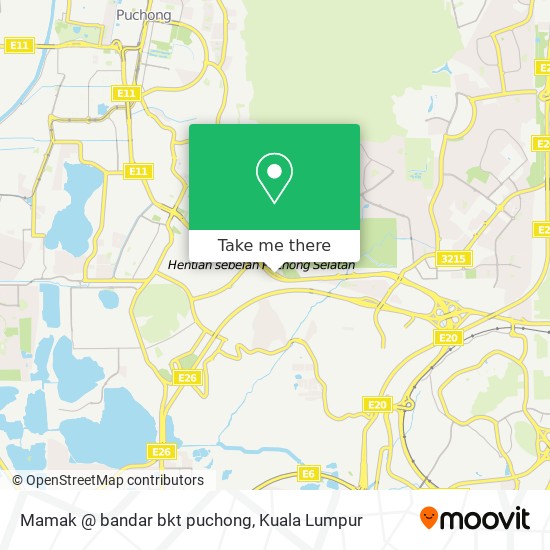 Mamak @ bandar bkt puchong map