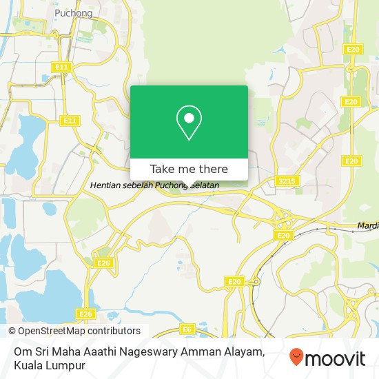 Om Sri Maha Aaathi Nageswary Amman Alayam map