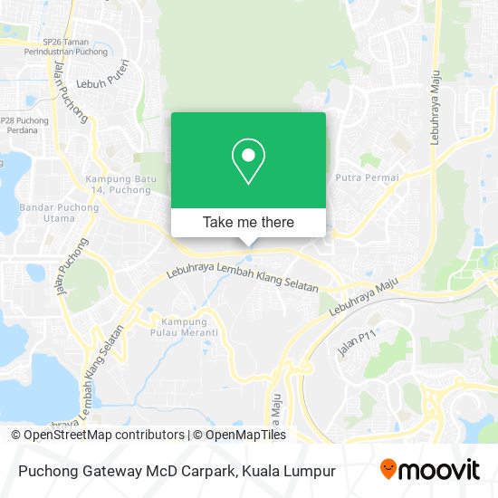 Puchong Gateway McD Carpark map